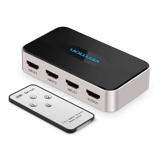 New Hd Mi Splitter 5 In 1 Out 4K/30Hz Hd Mi 5x1 3x1 Adapter for X Box 360 TV Mi Box Switch Ps5 Ps4 3 In 1 Out 2.0 Switcher