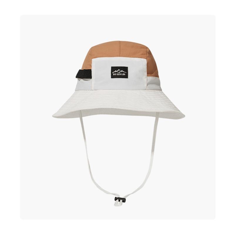 New bucket hat color matching sun protection hat men and women summer hiking camping quick drying mountaineering hat couple leisure basin hat