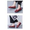 Summer New Imitation Leather Shoes, Comfortable and Non Slip Sandals, Women's Soft Leather Hollow Breathable Hole Shoes, Soft Soled Shoes