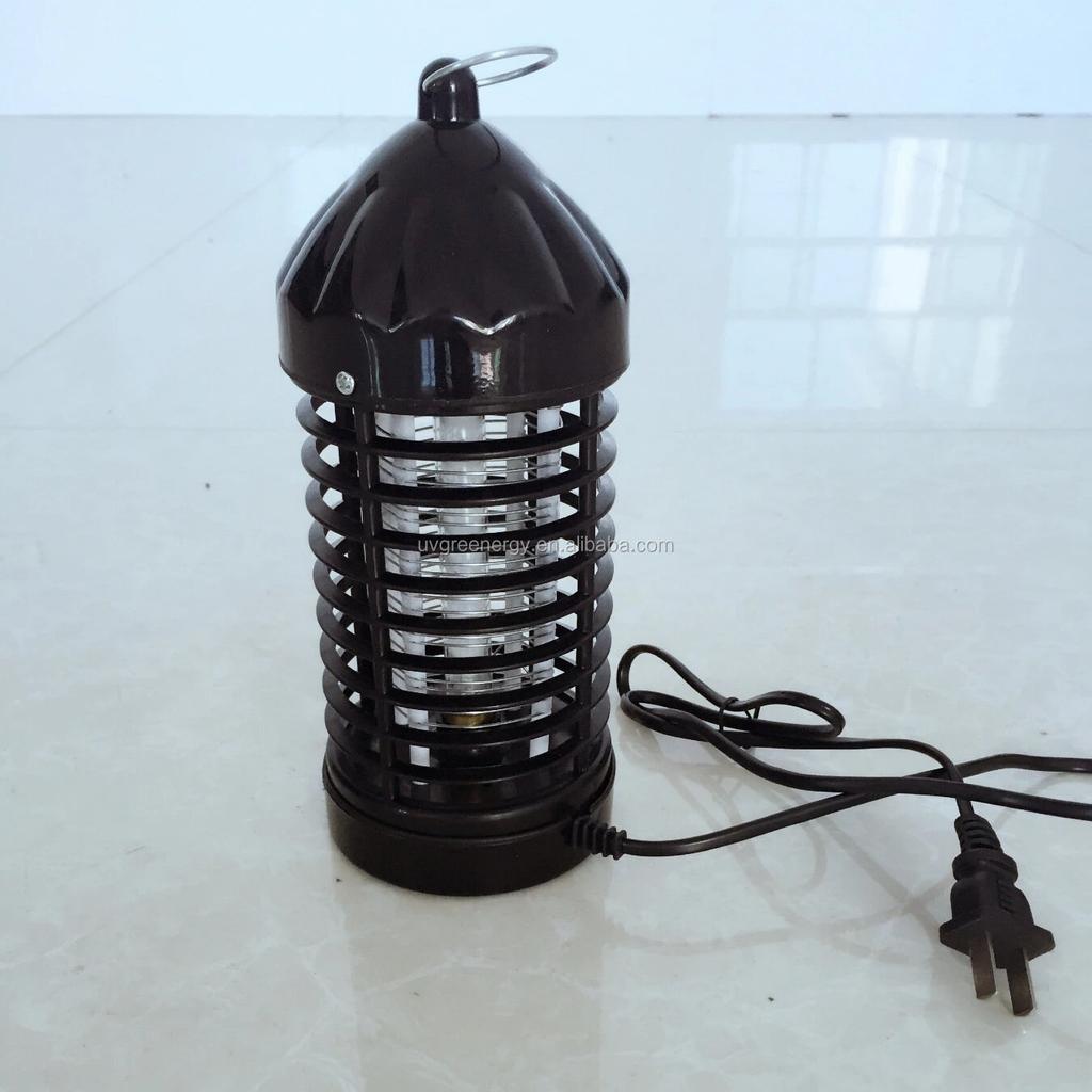 Electrical Eco-Friendly Plastic Mosquito Killer Lamp with Incense Sticks Indoor Outdoor Anti-Climb Fence Black Wasp Bug Zapper