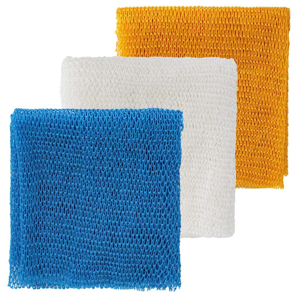 Exfoliating Net Exfoliating Bath Washcloth Towel Portable Bath Wash Towel Body Sponge for Softer Smoother Skin