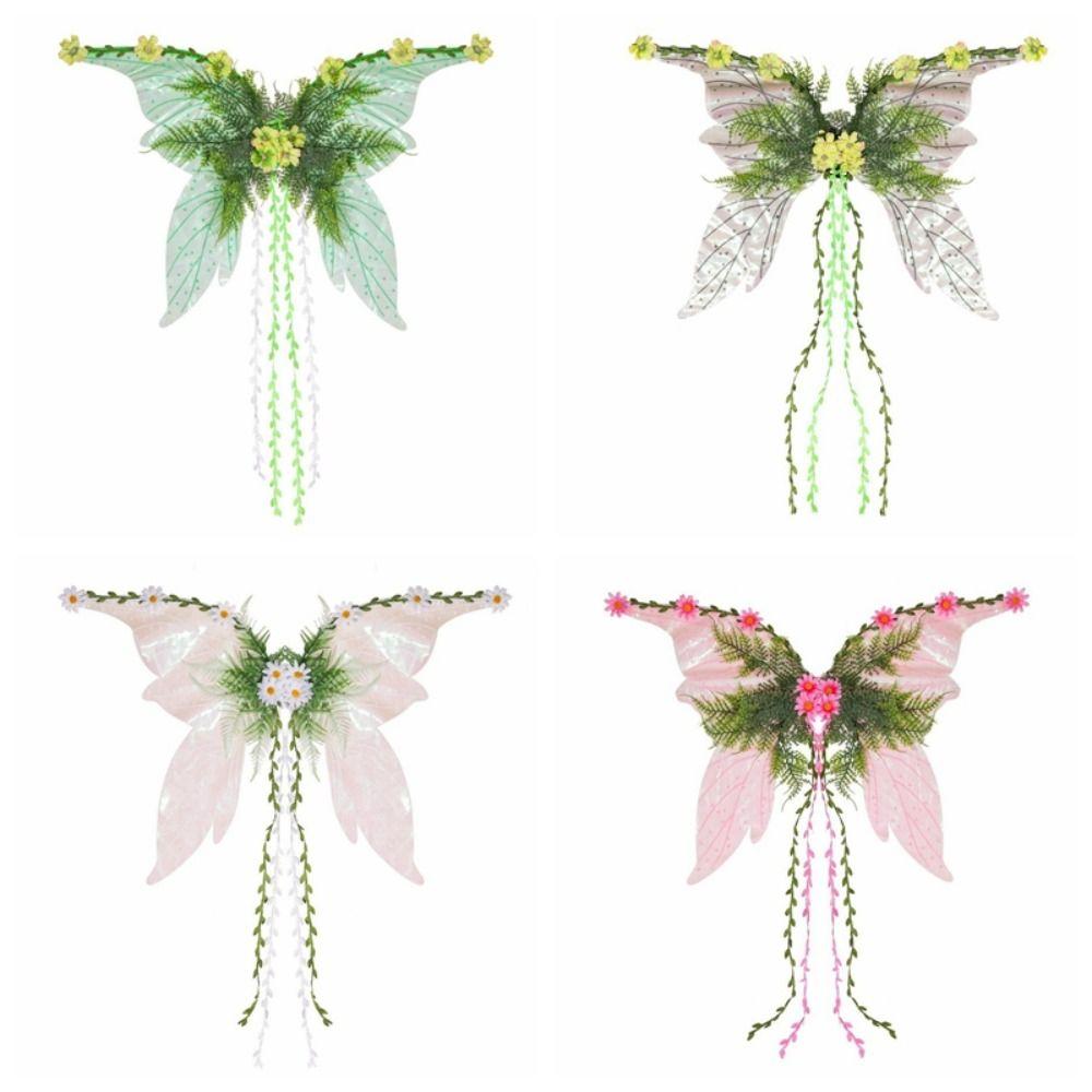 Flower Cosplay Wing Large Cosplay Costumes Simple Butterfly Wing  Party