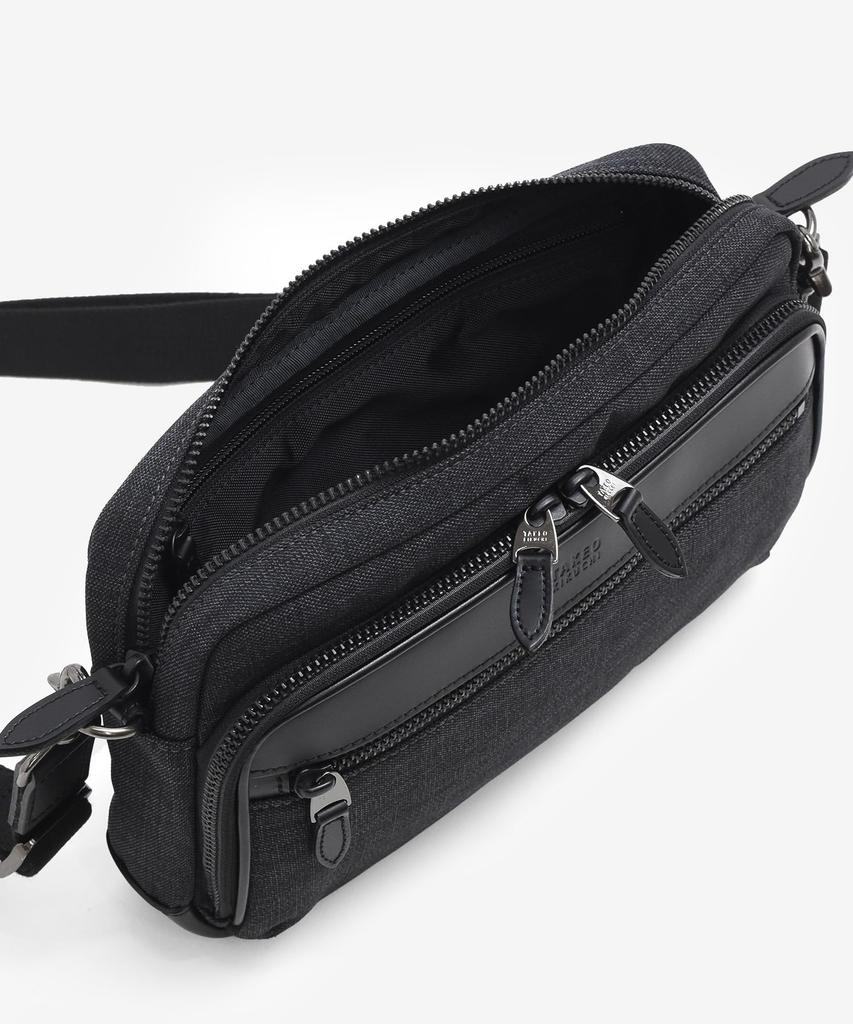 Takeo Kikuchi Quest Shoulder Bag, Horizontal, Made in Japan, No. 786101, Black