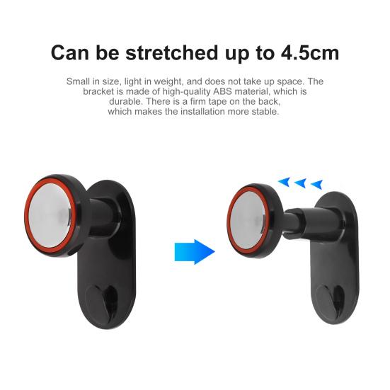 Headphone Holder Small Size Easy to Install Retractable Portable ABS Headphone Stand for Home
