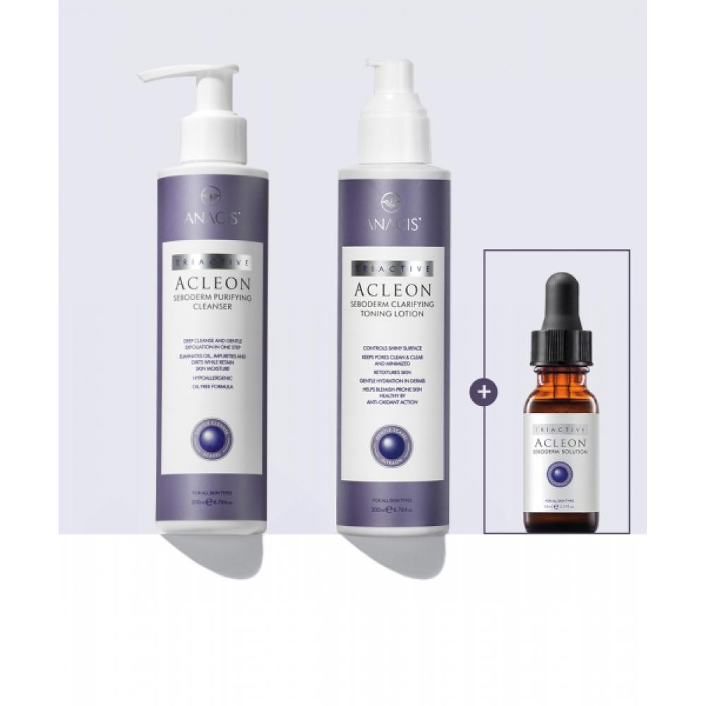 Acleon AnaSiS Men S Foam cleanSIng Gel + All In One SkIn Lotion 2 Piece Set none