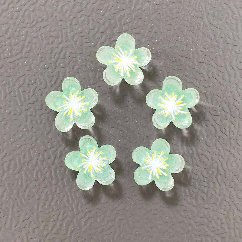 5pcs Flower Blossom Sakura Refrigerator Magnets Home Decor Arts Accessory Cute Fridge Magnetic Whiteboard Message Note Sticker