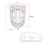 Motorcycle Rear Leather Passenger Pad Seat Black Cushion Pillion For Honda Rebel CMX300 CMX500 2017-2023 Motocross Accessories