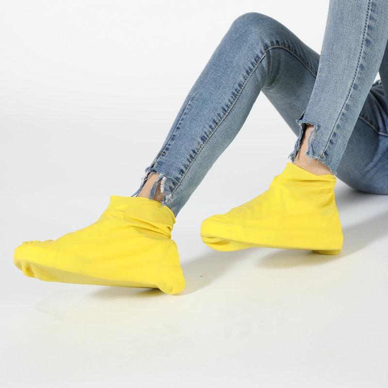 Silicone Non-Slip Waterproof Shoe Covers for Men & Women - Thickened, Wear-Resistant, Rainproof Boot Covers