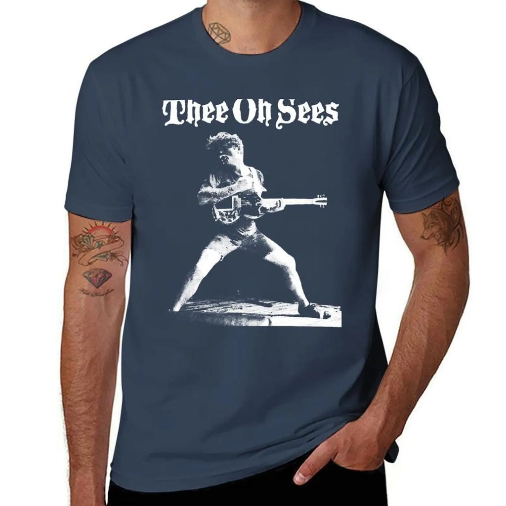 Limited Edition Thee Oh Sees Band Musik T-Shirt Baggy Shirts Rohlinge Herren Trainingsshirt