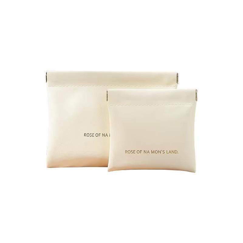 Automatic Cable & Makeup Storage Bag with Free Shipping: Compact Case for Earphones & Lipstick