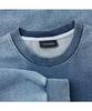 Keoseuuteommellou Blue Washed Two Tone Sweatshirt Cwtas26117Bux