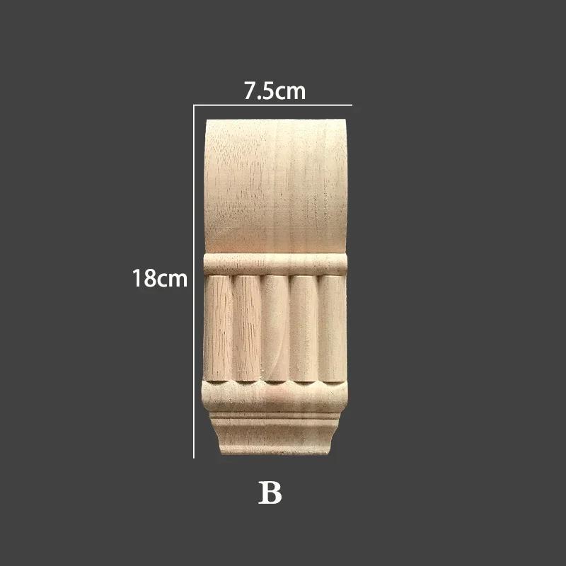 Dropshipping  classic Roman column solid carved carving decoration Chinese stud beam support beam furniture fireplace cabinet