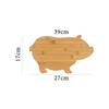 Krájecí prkénko do kuchyně Bambusové sekací blok na maso, steak, pizzu 27cmx17cmx1.5cm