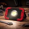 Projecteur LED portable - SIROCO - COB 6W 13,5 cm - IP53 anti‑choc - Poignée multipositions &amp; 4 aimants