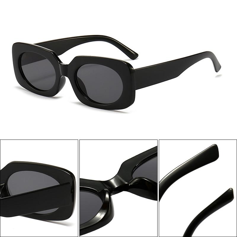Xiaomi Women Y2K Rectangle Sunglasses UV400 Protection Retro Thick Frame Fashion Shades For Beach Party Street Travel Daily