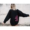 Women's Fleece-Lined Hoodie with Kangaroo Pocket, Lettering, and Abstract Color Block Design, 2025