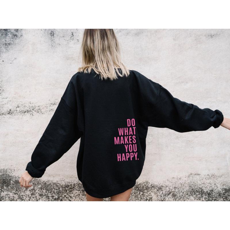 Women's Fleece-Lined Hoodie with Kangaroo Pocket, Lettering, and Abstract Color Block Design, 2025