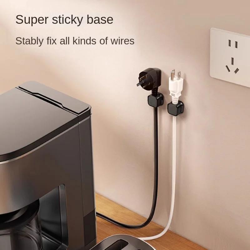 Cable Clips Organiser Cord Fixations Wire Arrangement Box Guiding Line Magnetic Clamp Adjustable Under-desk Clip Fixing. Storage