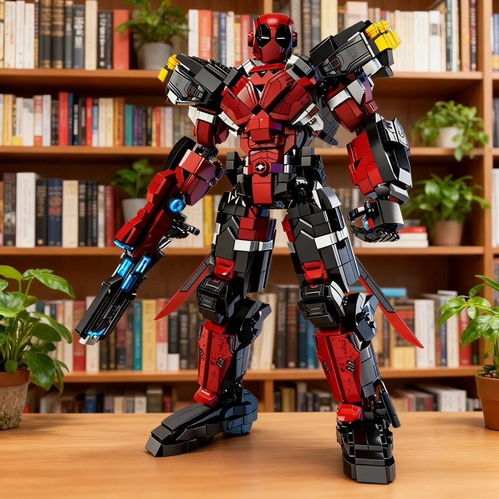 2002PCS Mecha Warrior Building Blocks Movies Action Figure Assembly Models DIY Toys Gifts for Adults and Children Home Decortion