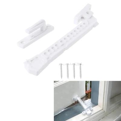 ABS Window Limiters Window Wind Bracing Limiter Latch Stopper Locator Sash Lock Baby Child Safety Protection Window Stopper