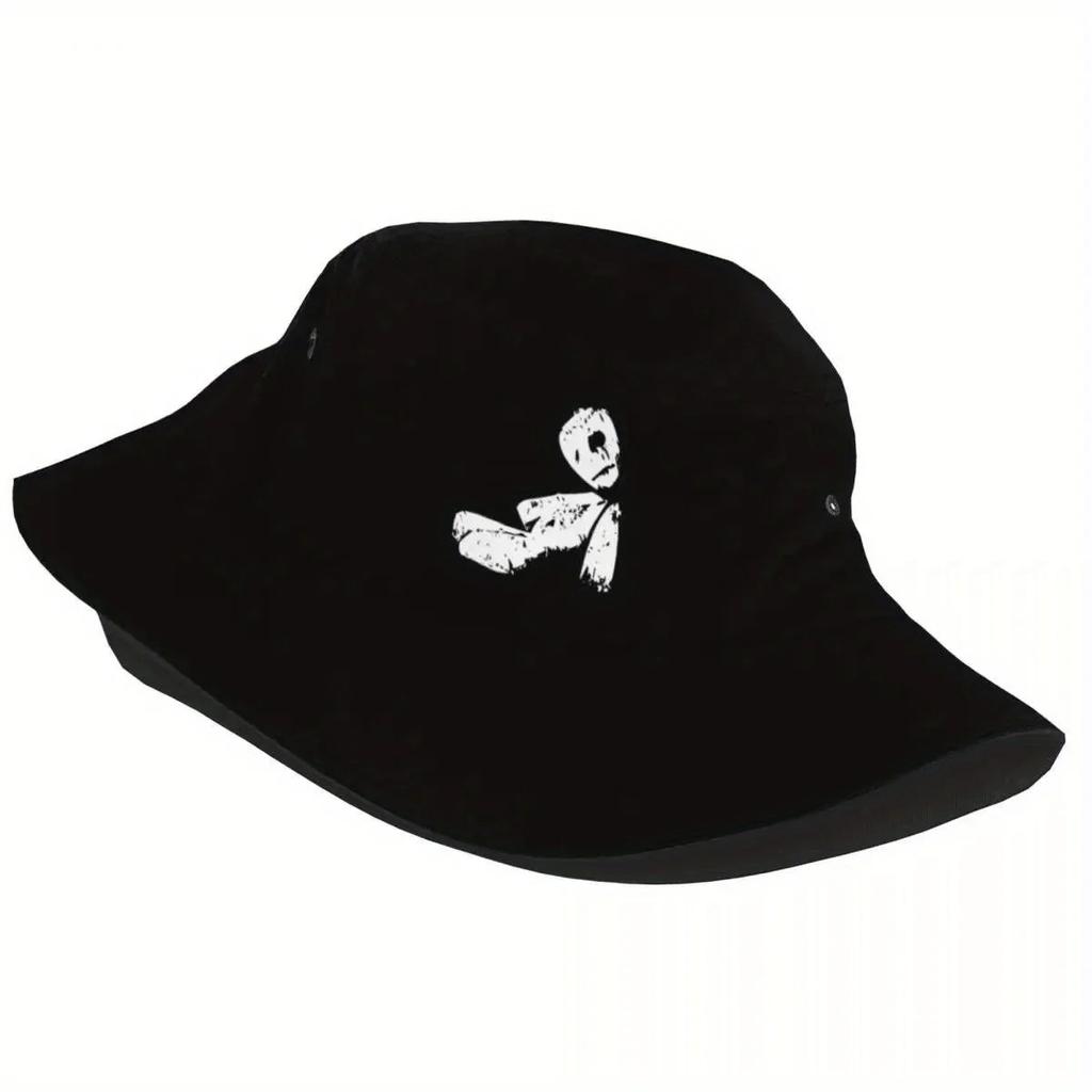 Teen Bucket Hats Doll Horror White Korn Issues Rock Band Beach Hatwear Foldable Outdoor Sports Fishing Caps Ispoti Hat Gift