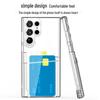 Samsung S22 Ultra Dual Card Anti-Fall Transparent Protective Case with Four-Corner Airbag