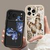Butterfly Print Case For iPhone 17 Pro Max Case iPhone 16 15 14 13 Pro Max 11 17e 16e Shockproof Bumper Soft Silicone Phone Cover Cases
