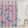 Pink Preppy Dopamine Art Shower Curtain With Waterproof And Mold Resistant Shower Curtain Polyester Durable Bathroom Screen
