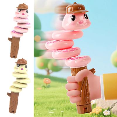 Swing Snake Whistle Toy Stress Relief Swinging Cartoon Snake Stick with Whistle Toddlers Boys Girls Interactive Educational Animal Toy