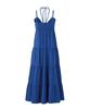 Bellodinela Blanc Halter Dress Blue