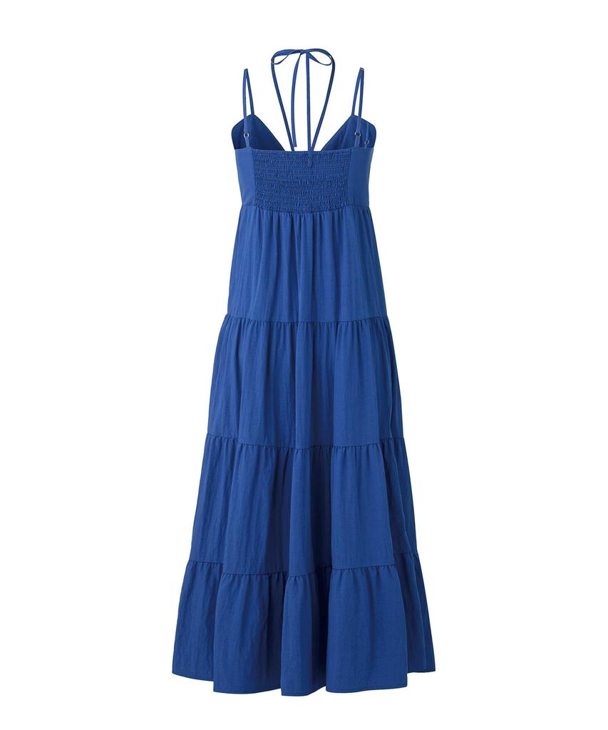 Bellodinela Blanc Halter Dress Blue