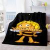 Biene Maja Personalized Text Blanket Cozy Customizable Blanket Durable Comfort Suitable for Office Office Chair Seaside Livingroom for All Occasions