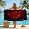 Slayer Blood Fashion Beach Towel: Ideal for Summer Adventures Soft, absorbent and quick drying suitable for swimming and bathing