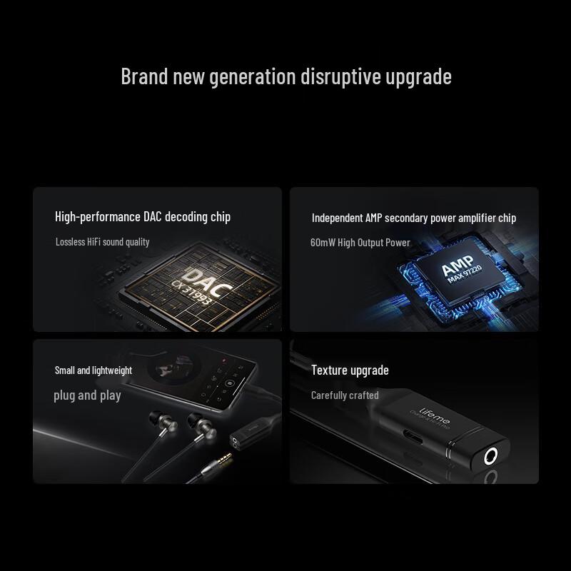 Meizu HiFi Type-C To 3.5mm DAC Headphone Amplifier