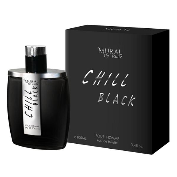 Chill Black Mural Toilet Water