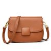 Genuine Leather Women's Bag Fashionable and Versatile Single-shoulder Crossbody Bag Cowhide Small Square Bag