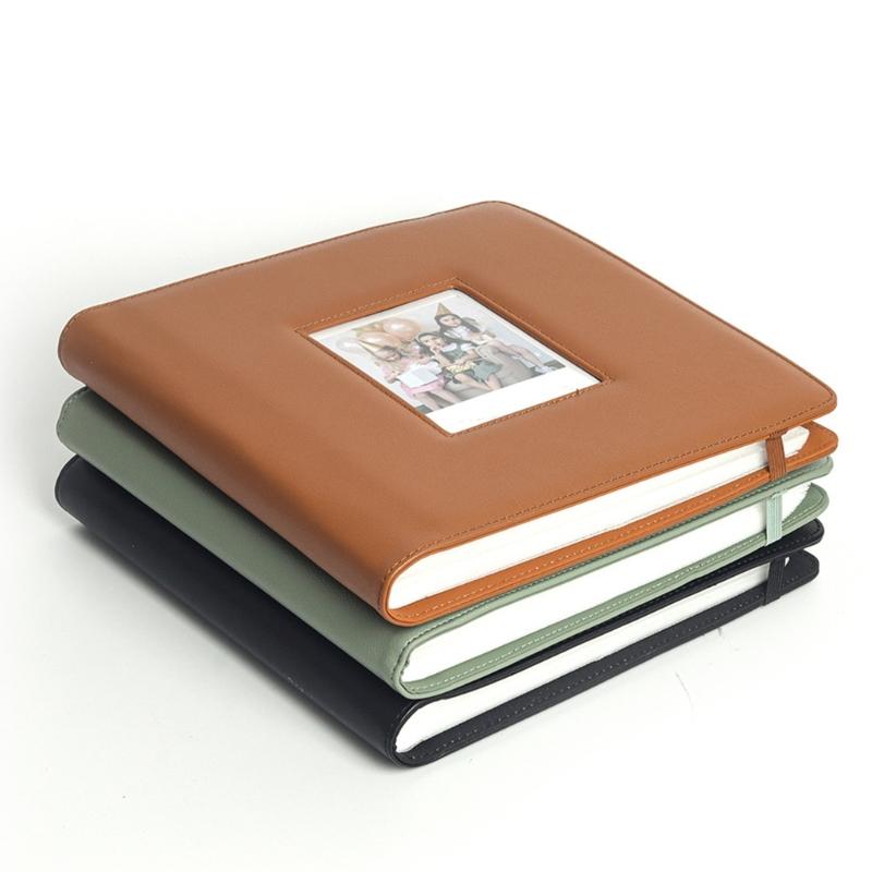 PU 288 Capacity Photo Storage Book Portable Size for Wide300 400 Instants Cameras Multipurpose For Memories Preservation