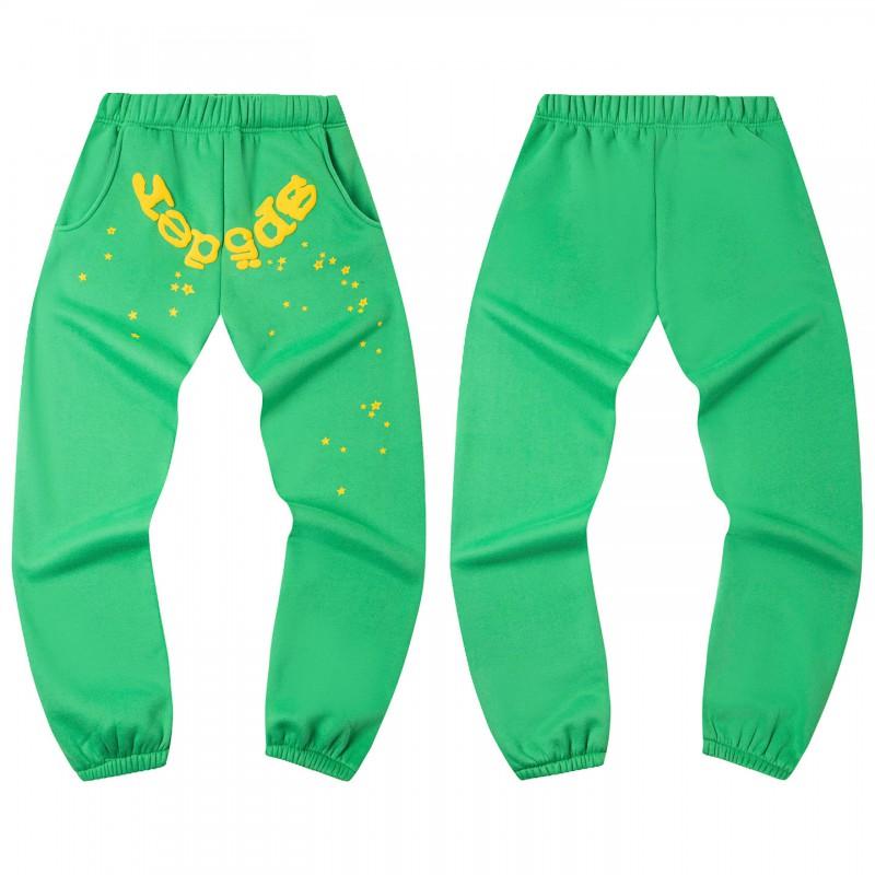 Sp5der Spider Web Foam Print Fleece Hoodie Loose Fit Hip Hop Sweatshirt Men Women
