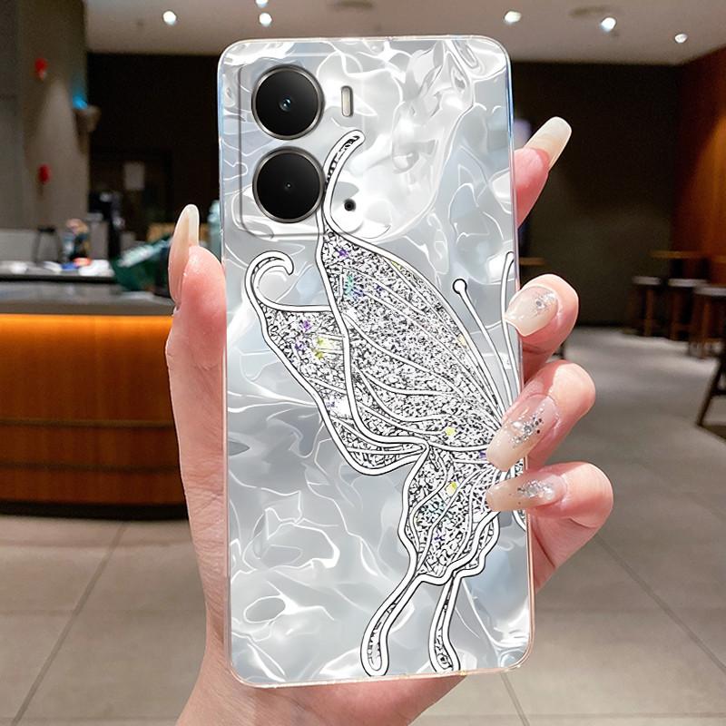 Phone Case For Realme P3 Funda RMX5079 Capa Butterfly Bow Protective Casing RealmeP3 Transparent Soft Silicone TPU Cover Coque