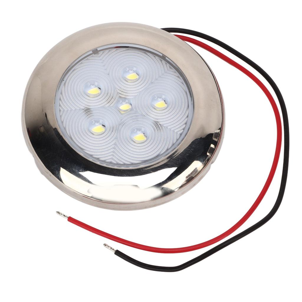 12V RV LED Ceiling Dome Light IP65 Waterproof White Lighting for Boat Camper Van Caravan Truck