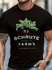 SCHRUTE FARMS Graphic T-shirt - Beet & Greens Print