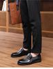 2024 Autumn Men's Soft Sole Casual Leather Shoes - Breathable Business Footwear for Middle-Aged and Elderly
