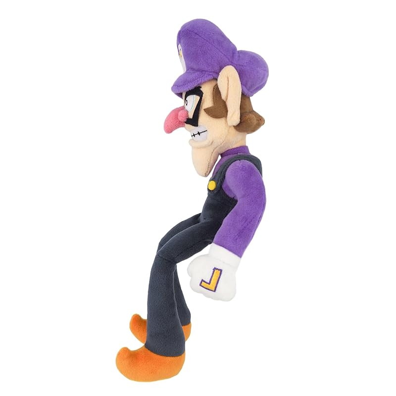 Sanei Boeki Super Mario ALL STAR COLLECTION Waluigi (S) W11 X D9.5 X H31cm Plush Toy AC09