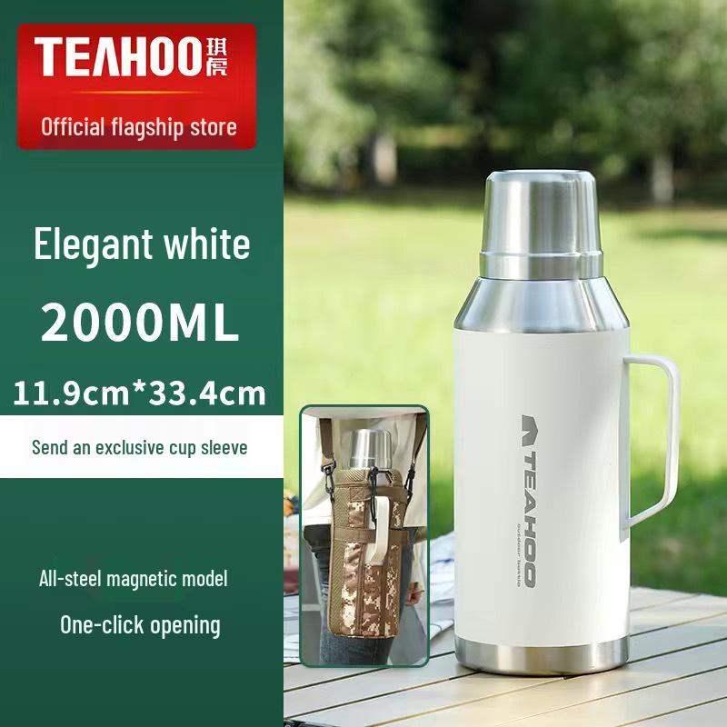 Qi Hu 316 Stainless Steel Insulated Water Bottle, Large Capacity for Home, Outdoor, or Dorm Use.