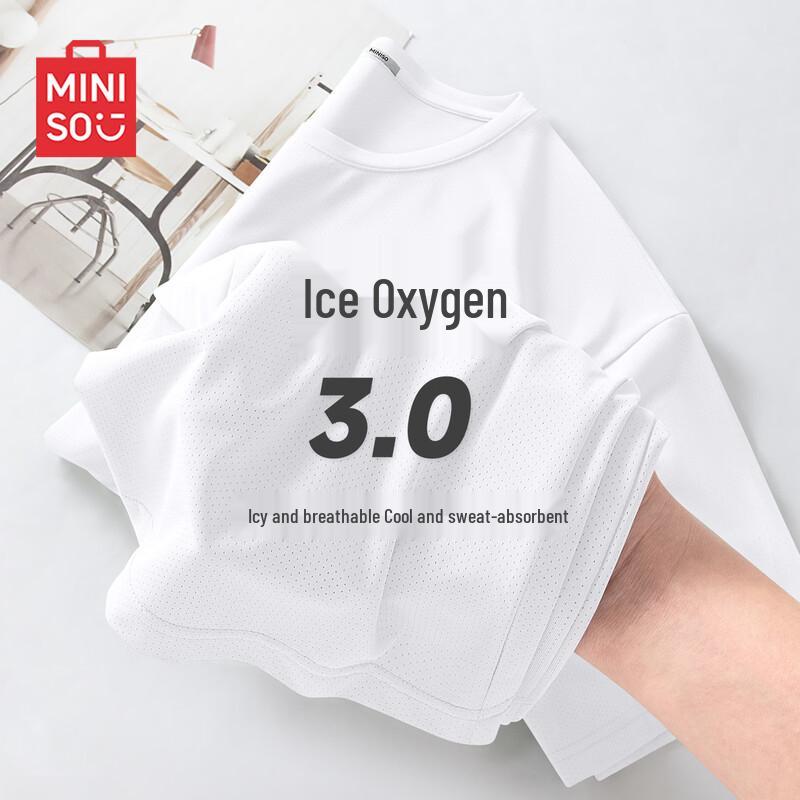 MINISO Men s Breathable Mesh Quick-Dry T-Shirt 2XL