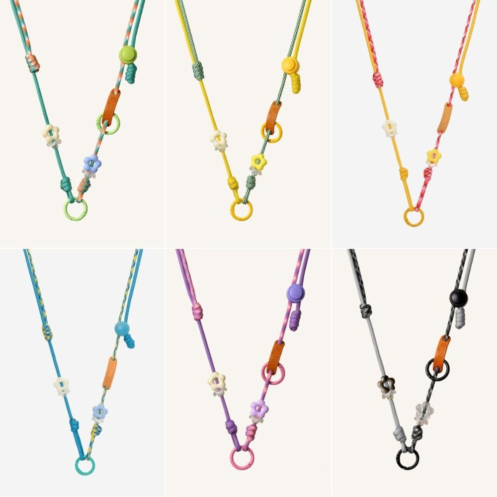 Anti-Loss Phone Lanyard Long Rope Hanging Neck Strap New Knit Phone Lanyard Camera