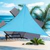 Triangle Triangle Sunshade With Ropes Outdoor Canopy Adjustable Waterproof Sun Shelter Garden