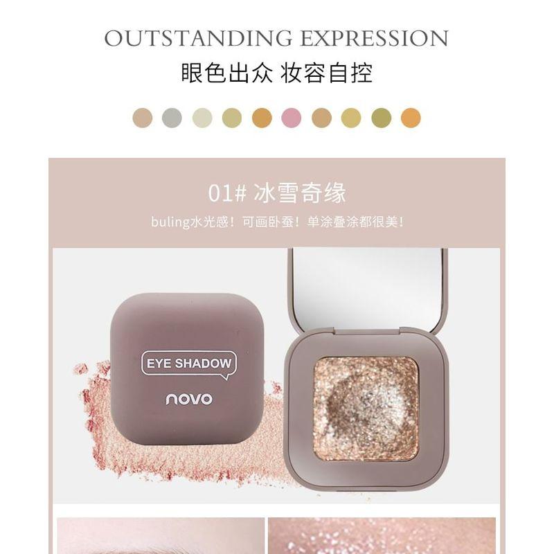 NOVO - Fingerspitzen-Glitzer-Lidschatten - 12 Farben
