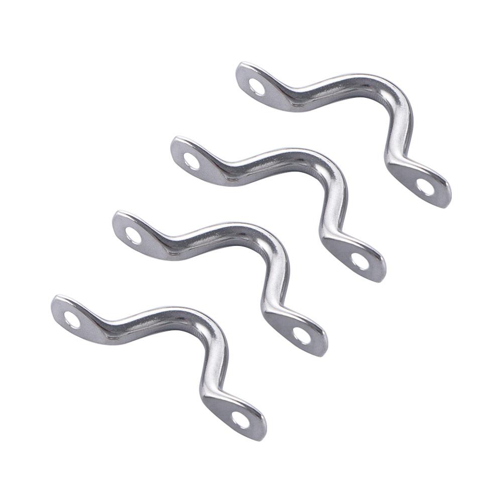 Plate Water Sports Boat Yacht Ship Staple Ring Hook Saddle Clip Wire Eye Straps Handle Doorknob