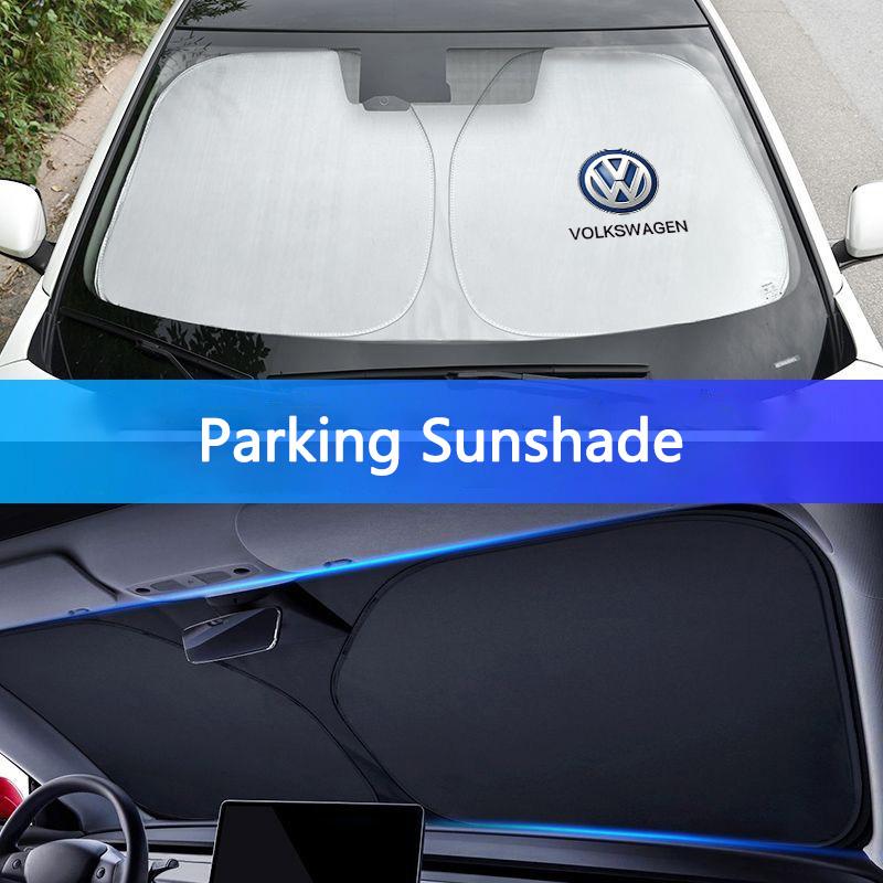 Foldable Car Windshield Sun Shade Cover UV Protector Board For Volkswagen VW Polo Golf T5 T4 Touran Golf GTI Passat Scirocco GTD RD1